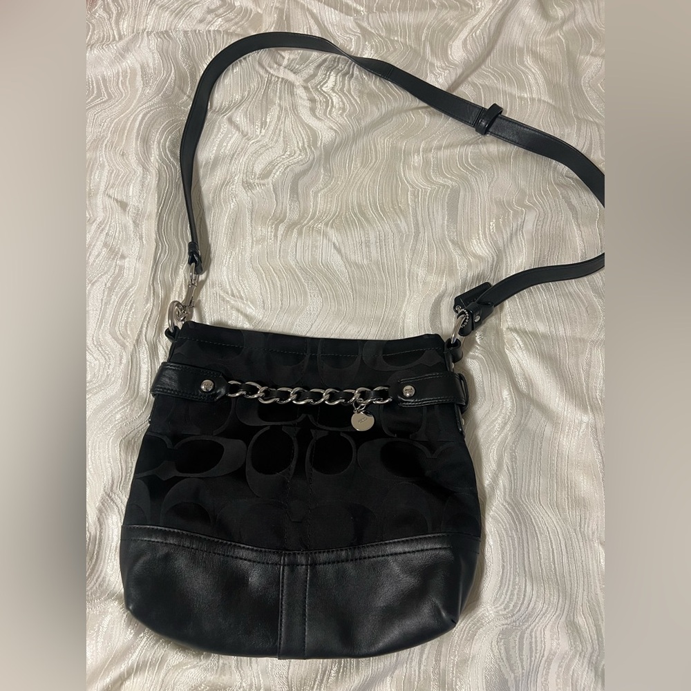 Black Coach shoulder bag